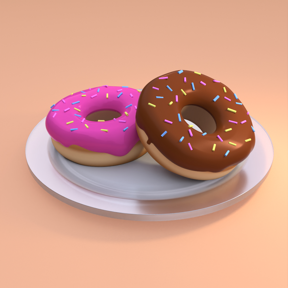 donuts en 3D